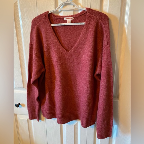 🍁 Flattering V-neck Sweater - Joe Fresh, mauve colour - excellent condition! - Picture 1 of 6